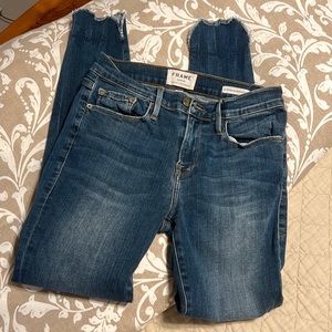 Frame Le Skinny de Jeanne Crop